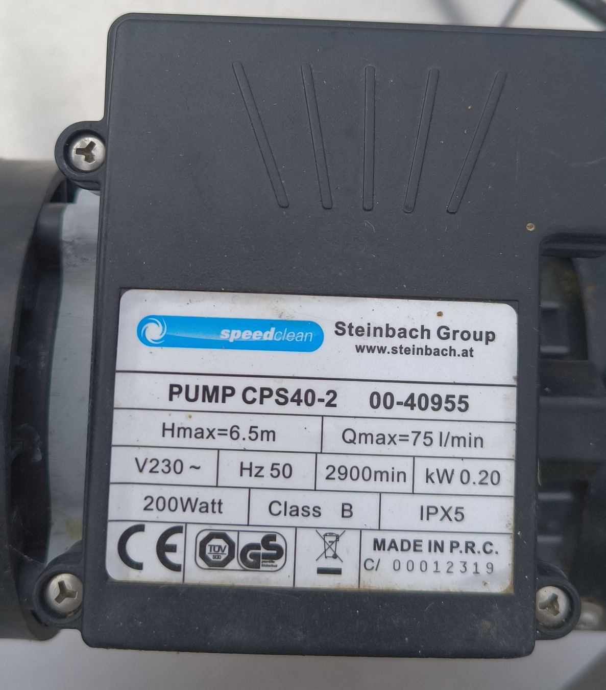 Piscine: Steinbach Poolpumpe Speedclean CPS40-2 gebraucht – Usato da Döttingen venduto da la112 1