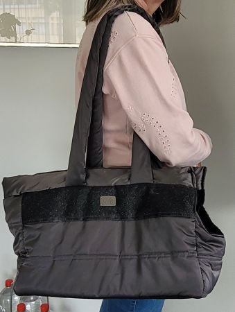 Tasche für Hunde, Milk & Pepper, Grau, 🐶👜❄️
