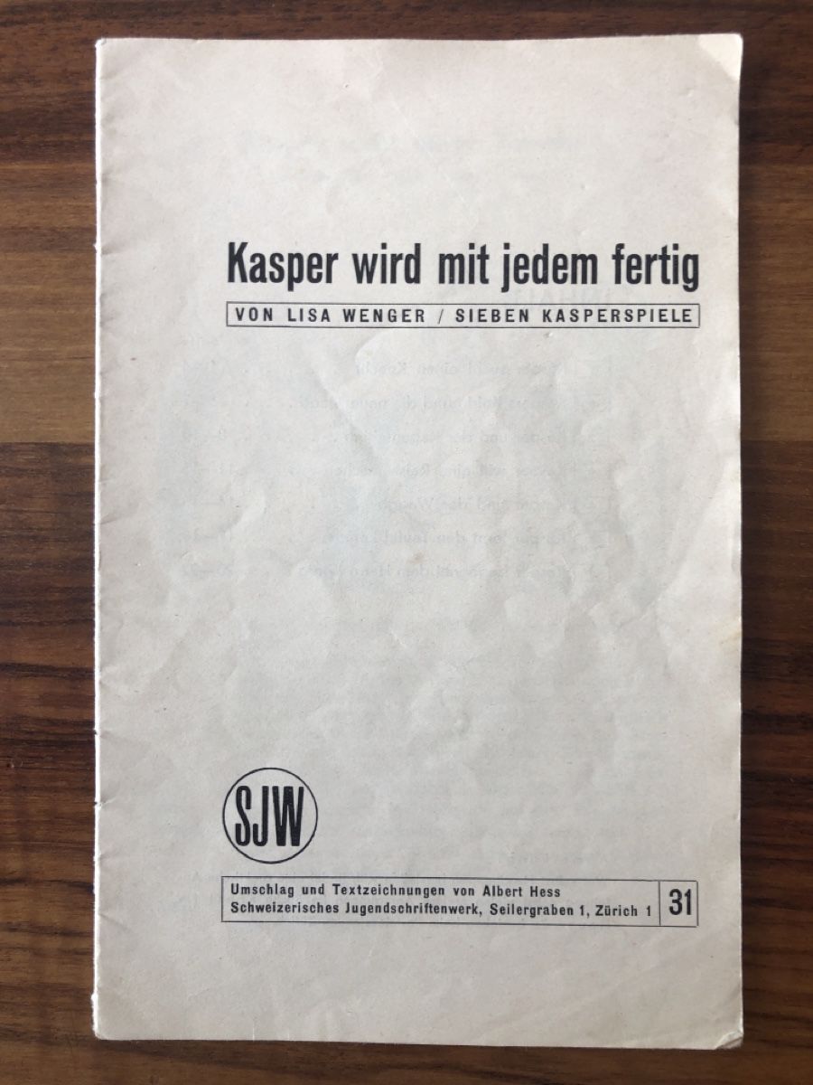 Revues & Magazines: SJW Heft Nr. 31 – D'occasion à Niederneunforn par Maralisa 1