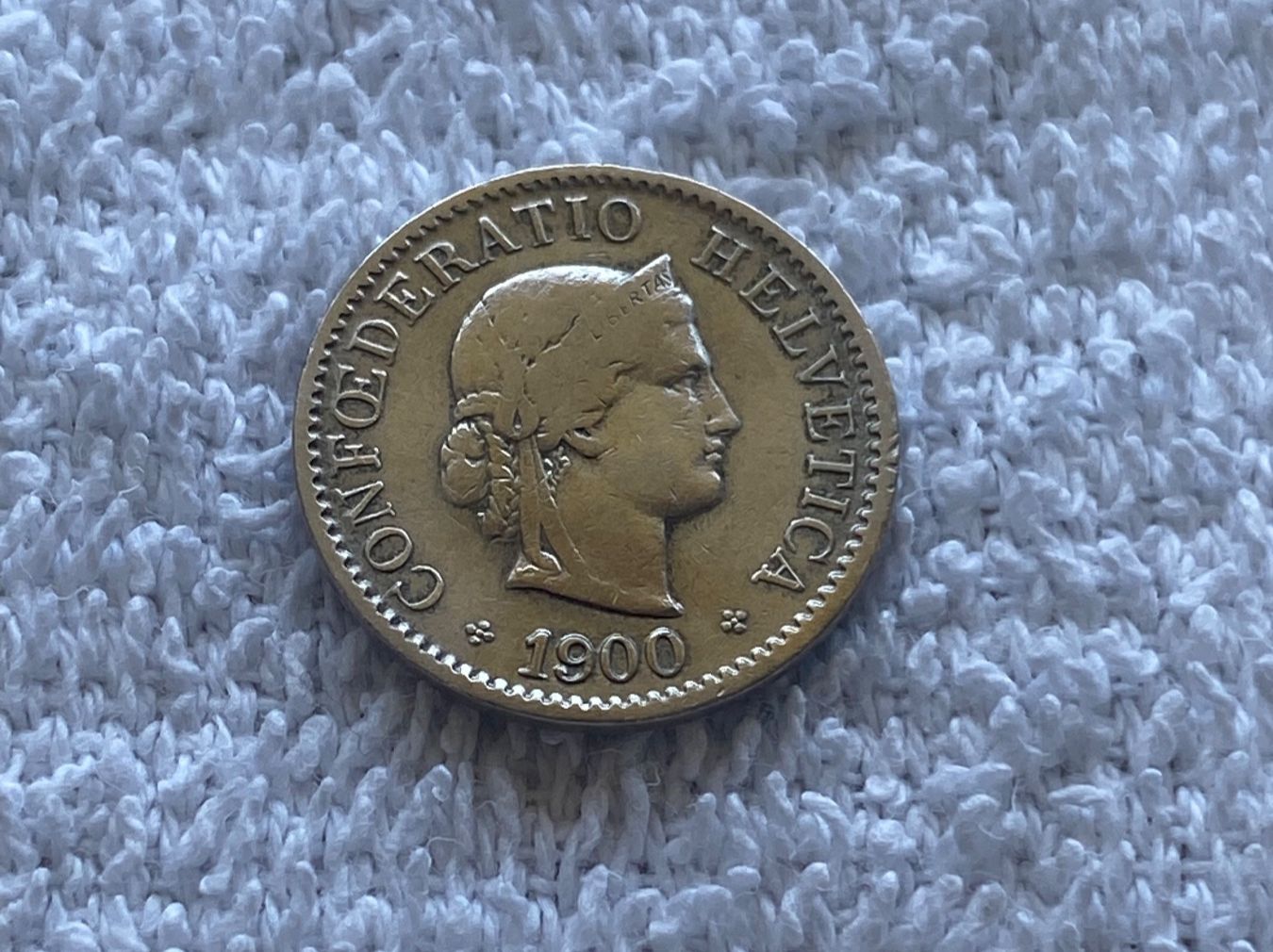 Tutti le monete: 5 centimes/Rappen 1900 – Usato da Nyon venduto da Ilmi09