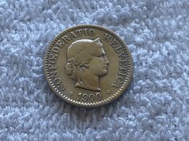 5 centimes/Rappen 1900