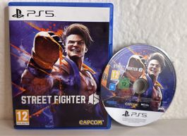 Street Fighter 6 PS5 - Game Disc and Case