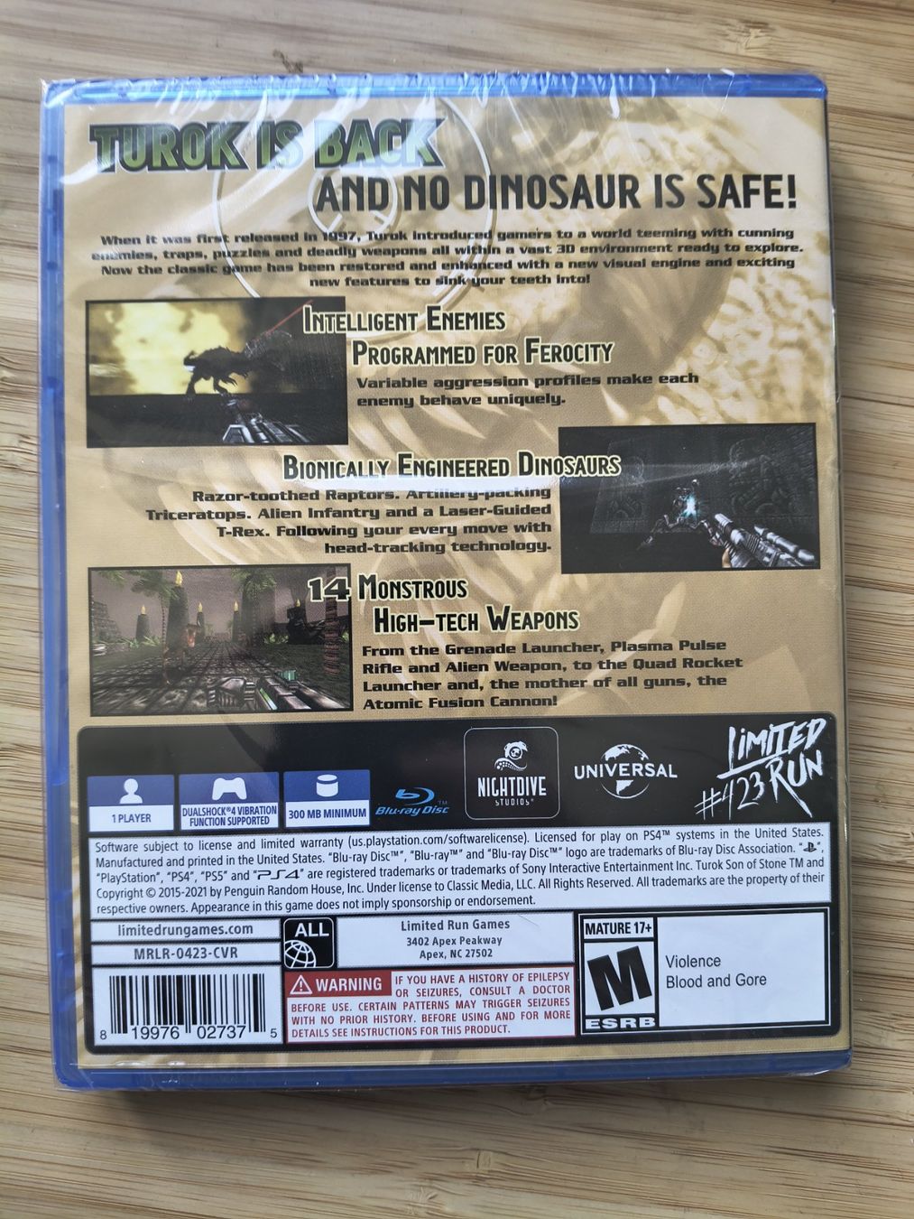 Giochi: Turok Sealed (PS 4) – Nuovo e nell'imballaggio originale da Riedholz venduto da ste_96cd 1