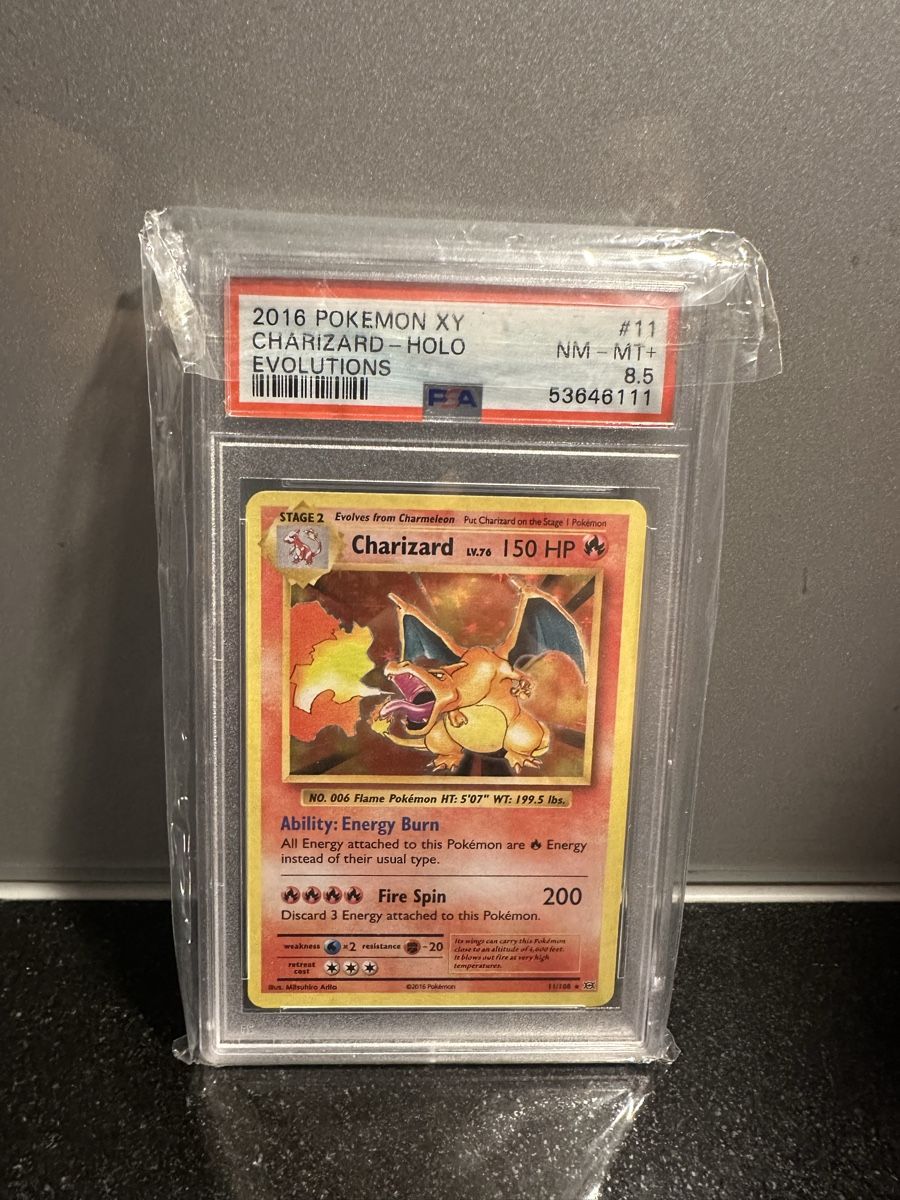 Karten: Charizard/Glurak 2016 XY PSA 8.5 – Neu (gemäss Beschreibung) aus Messen von mbrnx99