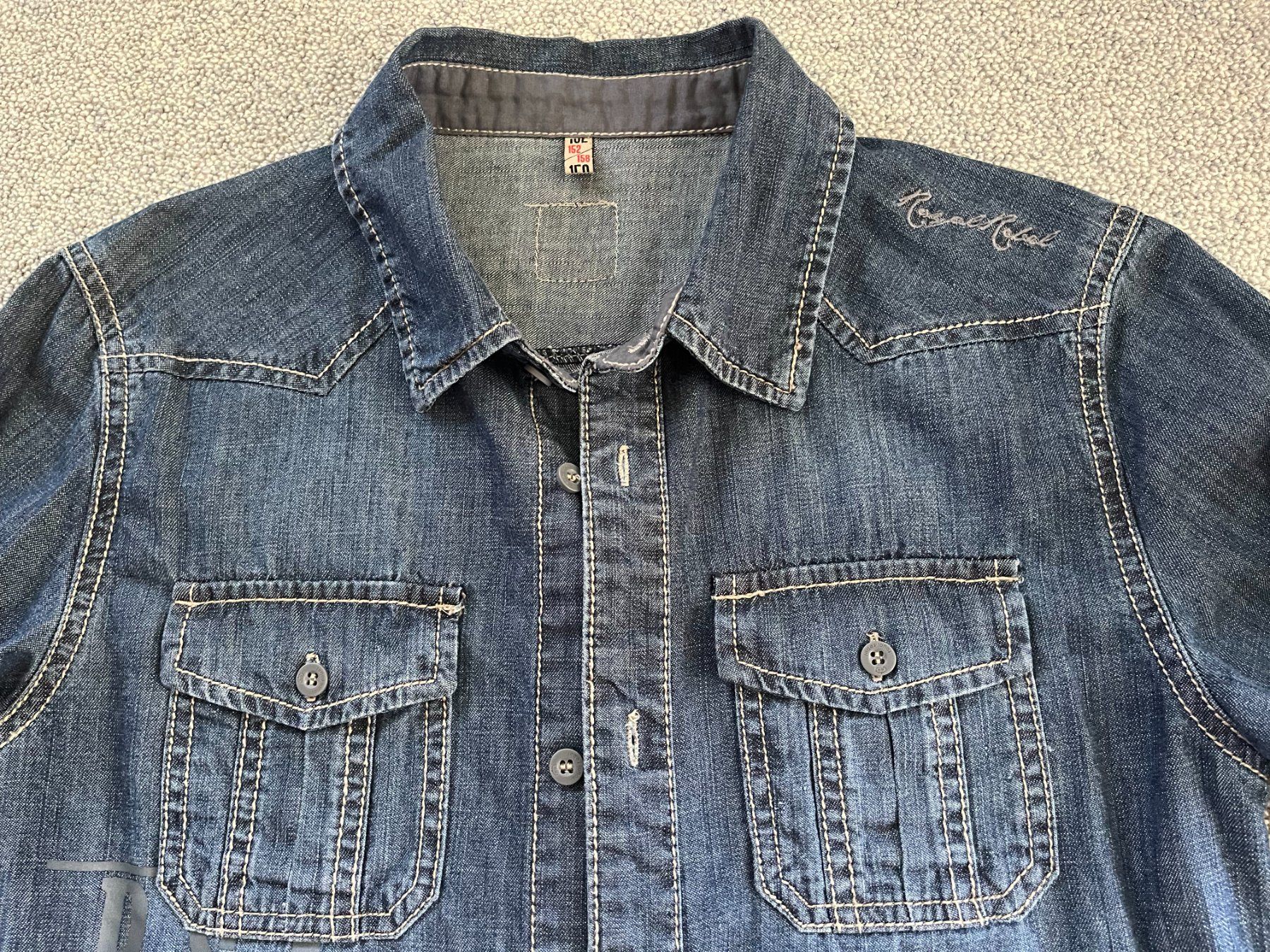Camicie, T-shirt & Polo: Jeans Hemd Gr 152/158 – Usato da Rekingen AG venduto da nederland1 2