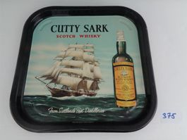 Blechtablett Cutty Sark Scotch Whisky -Serviertablett 60erJ.