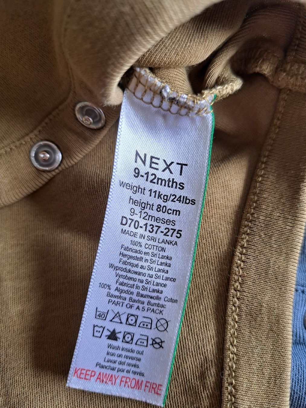 Biancheria intima: Next Langarm Bodys, Grösse 80/ 9-12 M – Usato da Bergdietikon venduto da Staphylococcus 3