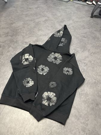 Denim Tears Hoodie schwarz Grösse M guter Zustand neuwertig