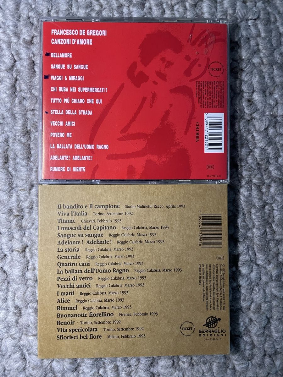 CDs: 2x Francesco De Gregori – Neuf (Voir description) à Reinach AG par trigger7811 2