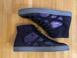 Hogan Rebel hohe Sneakers Nachtbla inkl. Stoffbeuetel