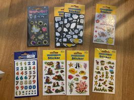Diverse Sticker, Stickerset 8 Pack