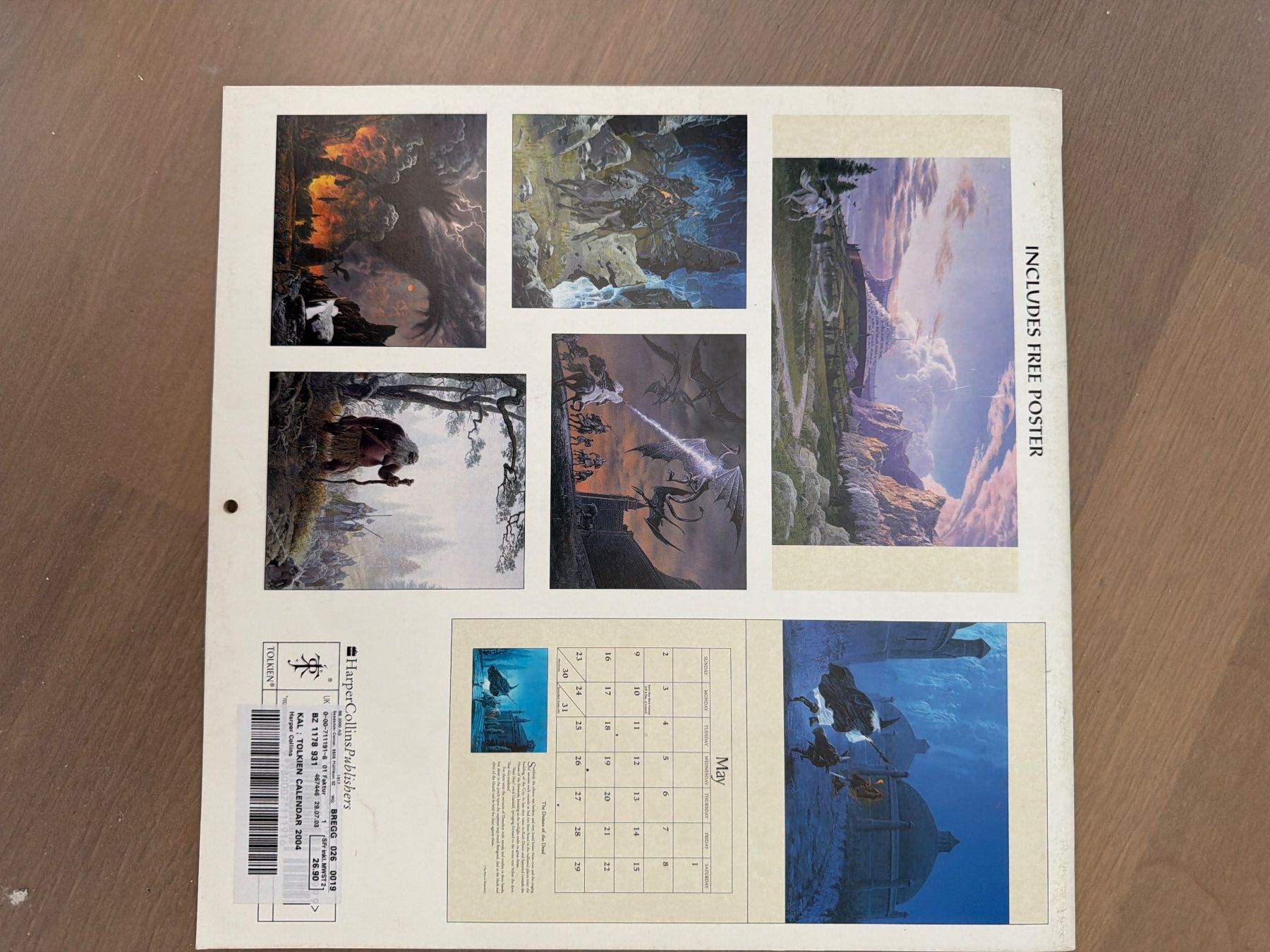 Calendari: Tolkien Calendar 2004 by Ted Nasmith – Usato da Schänis venduto da Knuffli 1