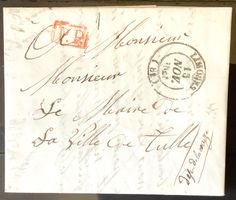 1846 Vorphilatelie Frankreich -  mit Inhalt- Limoges