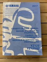Yamaha YZ125 YZ125H2 Fahrer- und Wartungshandbuch 2017