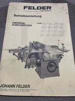 Felder 5 Fach Kombimaschine zum Zusammenbauen, 41 cm Hobel!