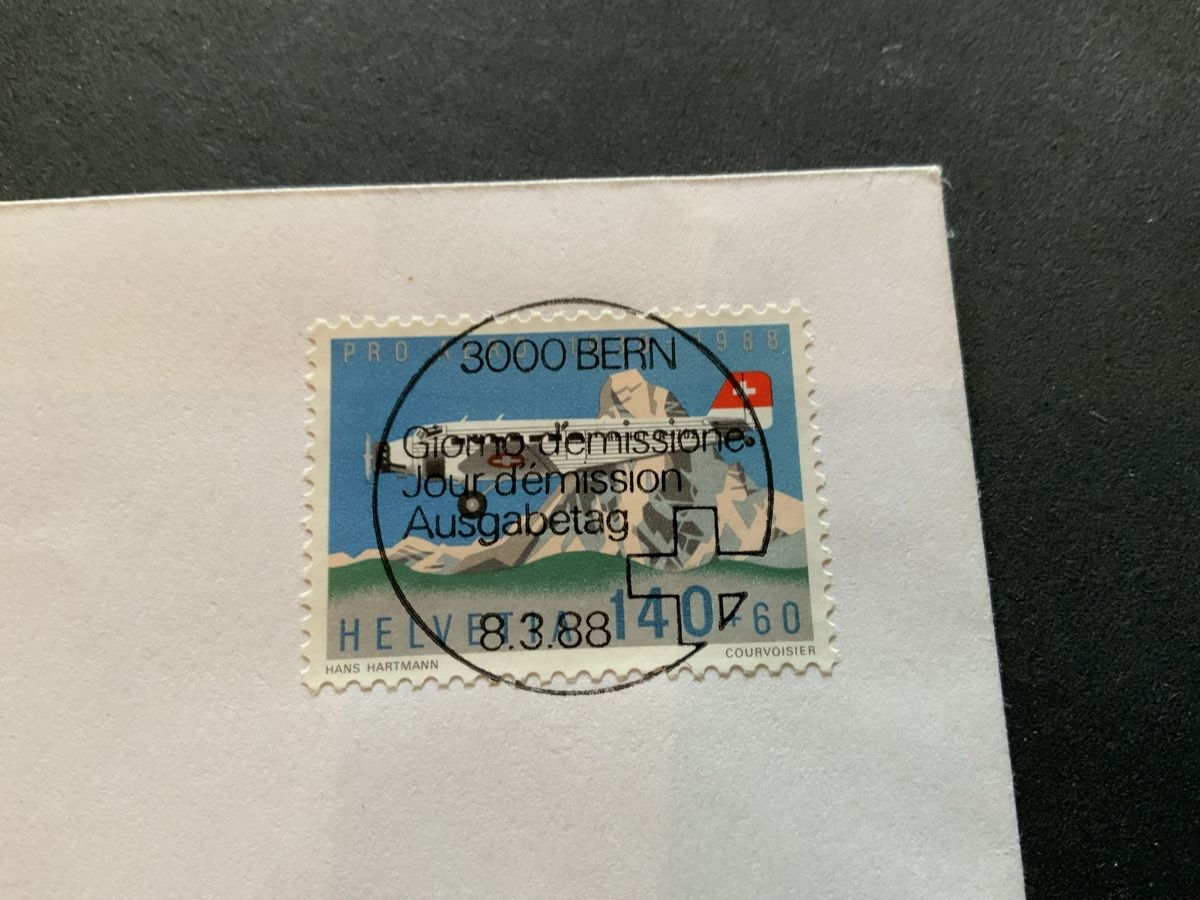 Tutti i francobolli: 1988 PRO AERO FDC VOLL EINWANDFREI  – Usato da Beinwil am See venduto da Ricri 1