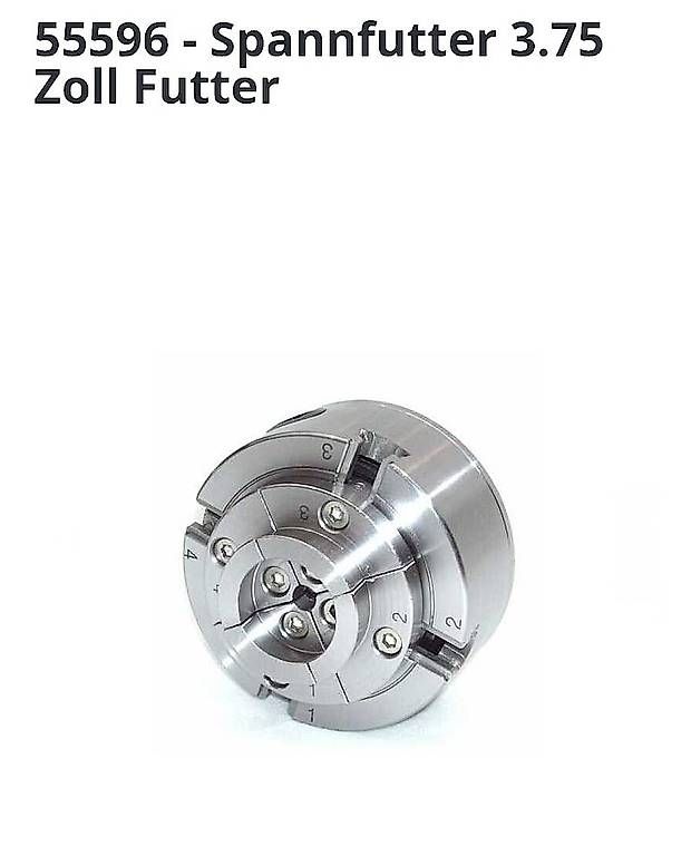Tous les outils: Spannfutter 3.75 Zoll Futter – Neuf avec emballage d'origine à Ottikon par daydrader77 1
