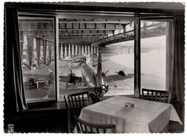 Zentralflughafen Berlin, Rollfeld, Restaurant, gelaufen 1954