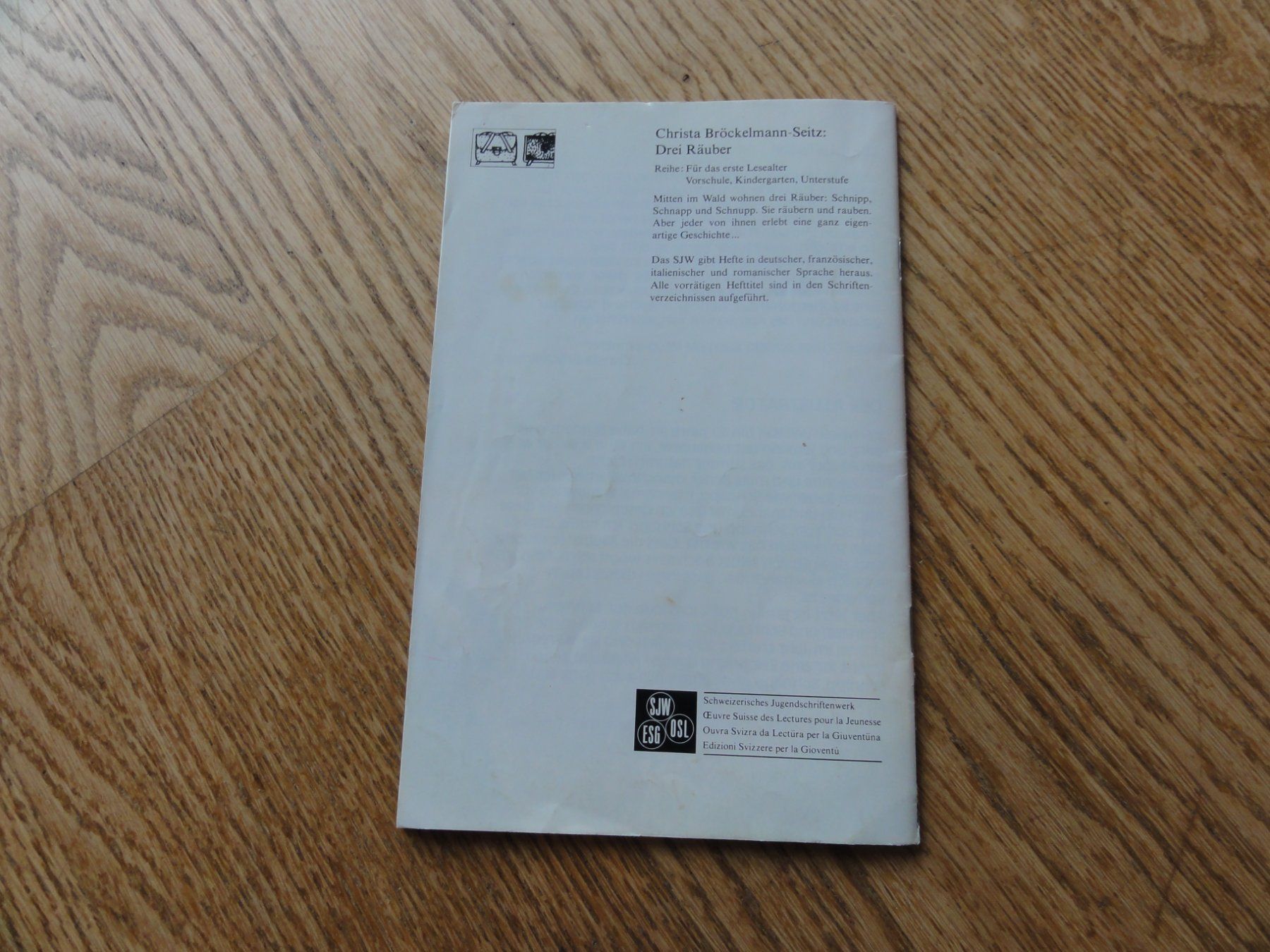 Libri: SJW: Drei Räuber – Usato da Riedholz venduto da Taweva 5
