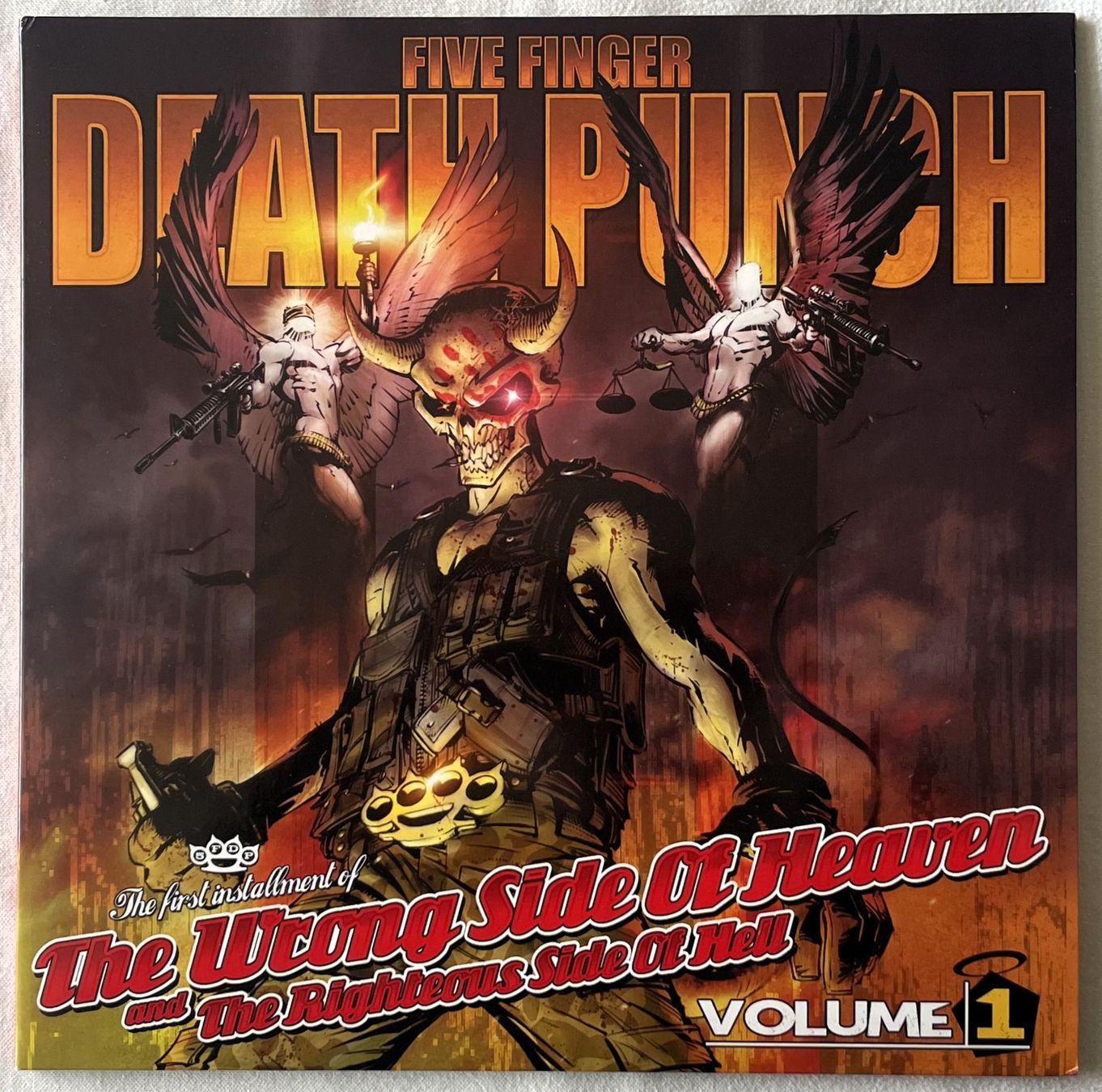 Vinyles: Five Finger Death Punch ‎– The Wrong Side - 2 x Clear Vinyl – Neuf (Voir description) à Uster par Zardodel