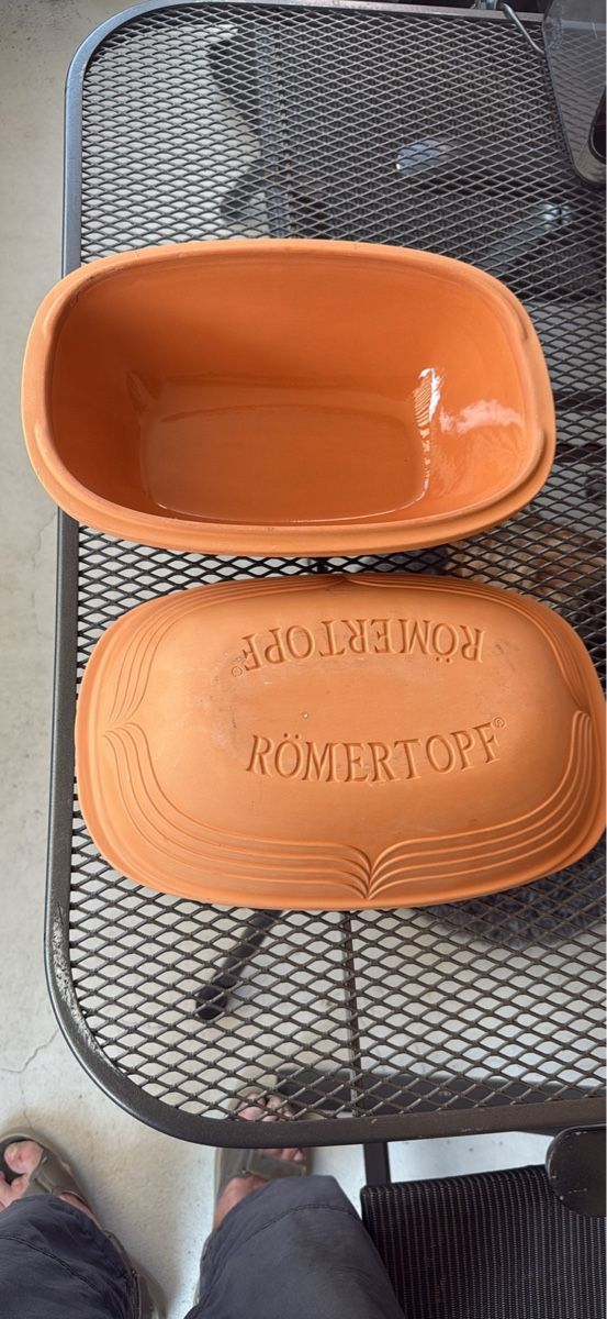 Quooker Küchengeräte: Römertopf Auflaufform mit Deckel Lehm Grösse M 36cm – Neu und originalverpackt aus Rorschacherberg von Mincamerlin 2
