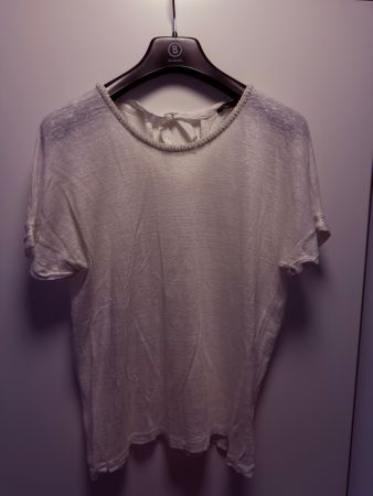 T-shirt Massimo Dutti blanc, taille M - Idéal été!