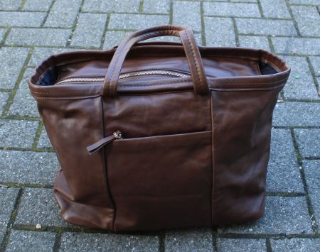 Bree Shopper Juna 3 Leder Schulter-Handtasche Neu