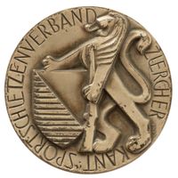 Schützenmedaille ZH 1960 Kant. Sportschützen Verband Zürich