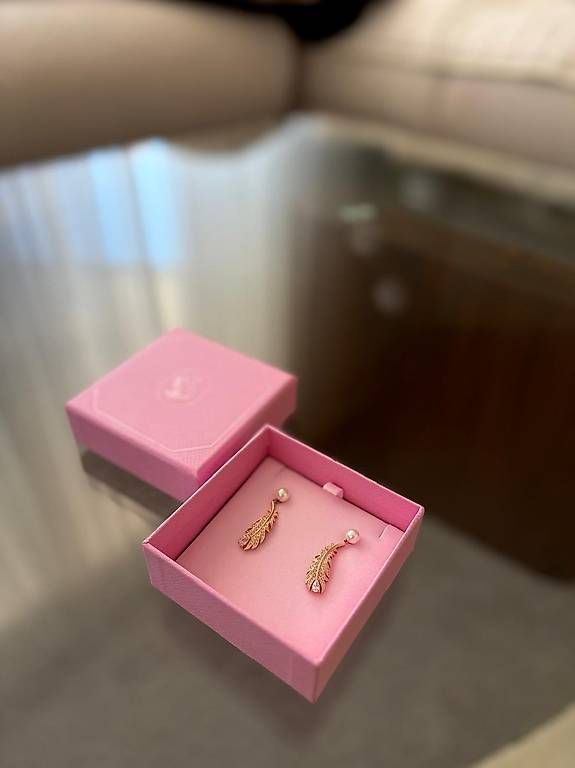 Swarovski Catenine: Swarovski "Nice" Schmuckset Roségold & Perlen – Usato da Schwyz venduto da alex2909 2