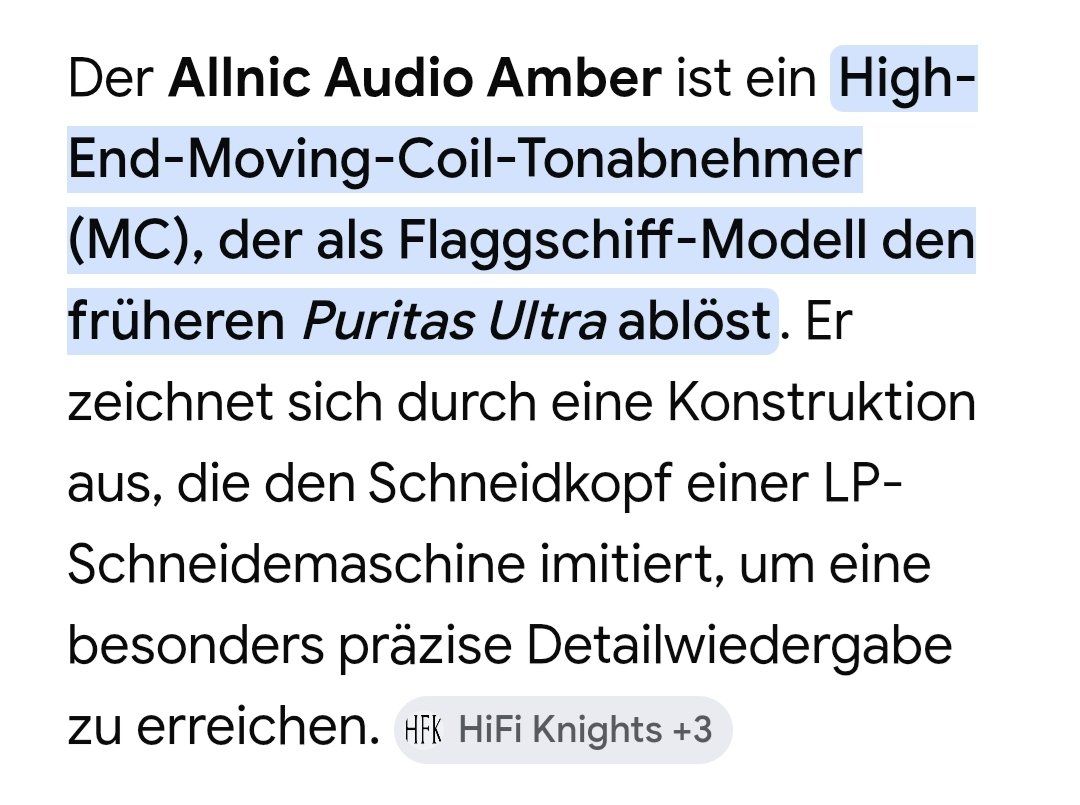 Plattenspieler: MC Tonabnehmer Allnic Amber – Neu (gemäss Beschreibung) aus Rothenburg von Corazondeleones 7