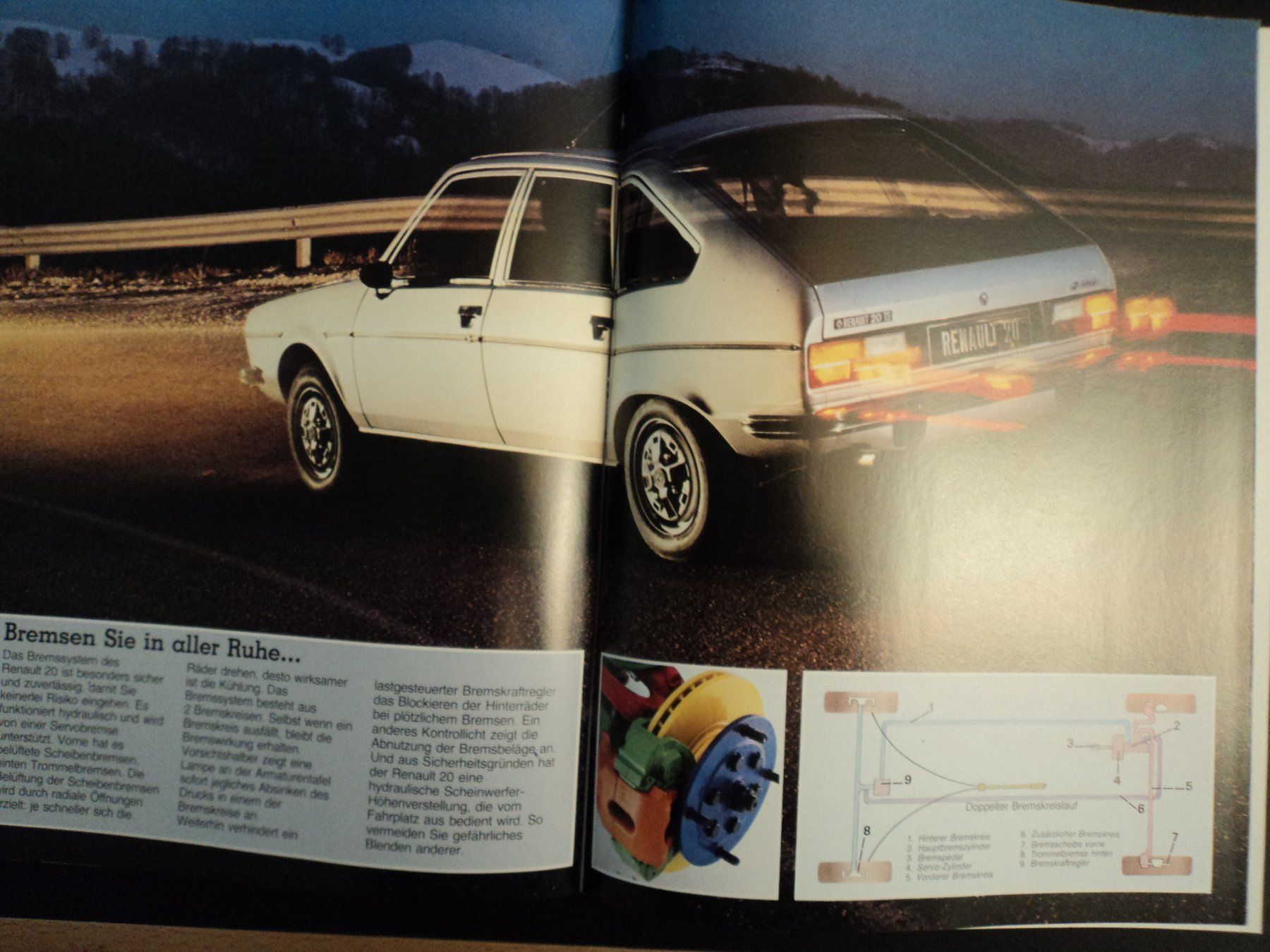 Renault Documenti: Prospekt Renault 20 1979 – Usato da Schwarzenburg venduto da modelCARama 7