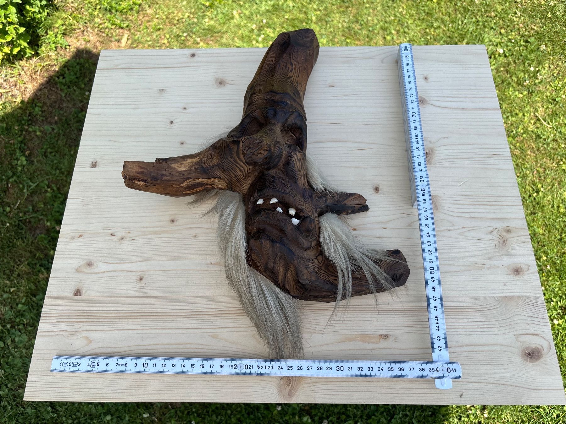 Altro in Antiquarato & Arte: schöne alte Walliser Holzmaske – Usato da Feldbach venduto da Olive1 9