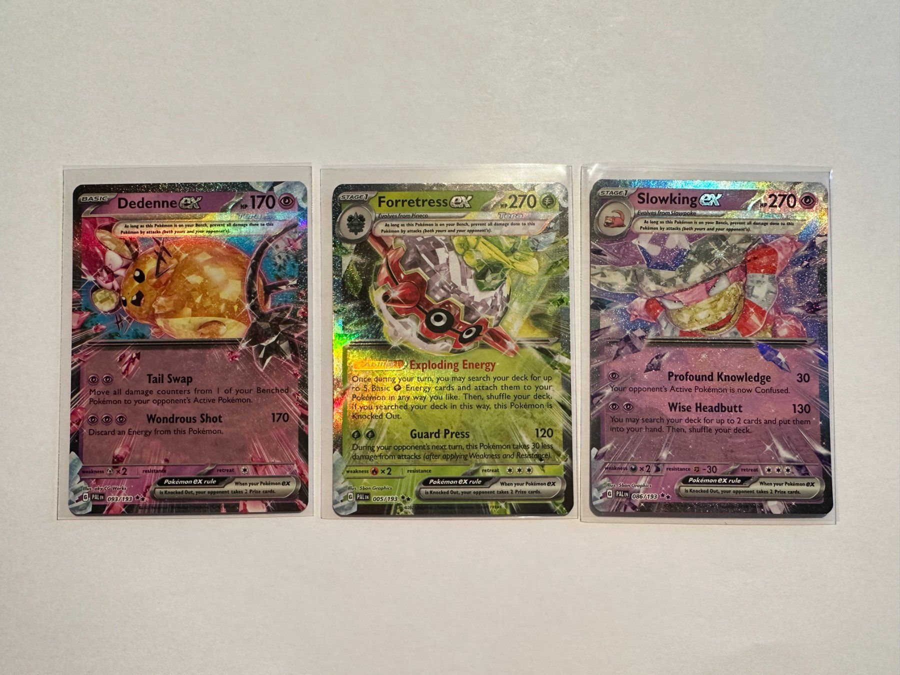 Pokémon Carte collezionabili: 3x Ex Set Paldea Evolved EN – Usato da Hagendorn venduto da Pokecollectorch