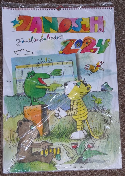 Familienplaner Janosch 2024 NEU Kalender (Neu und originalverpackt) in