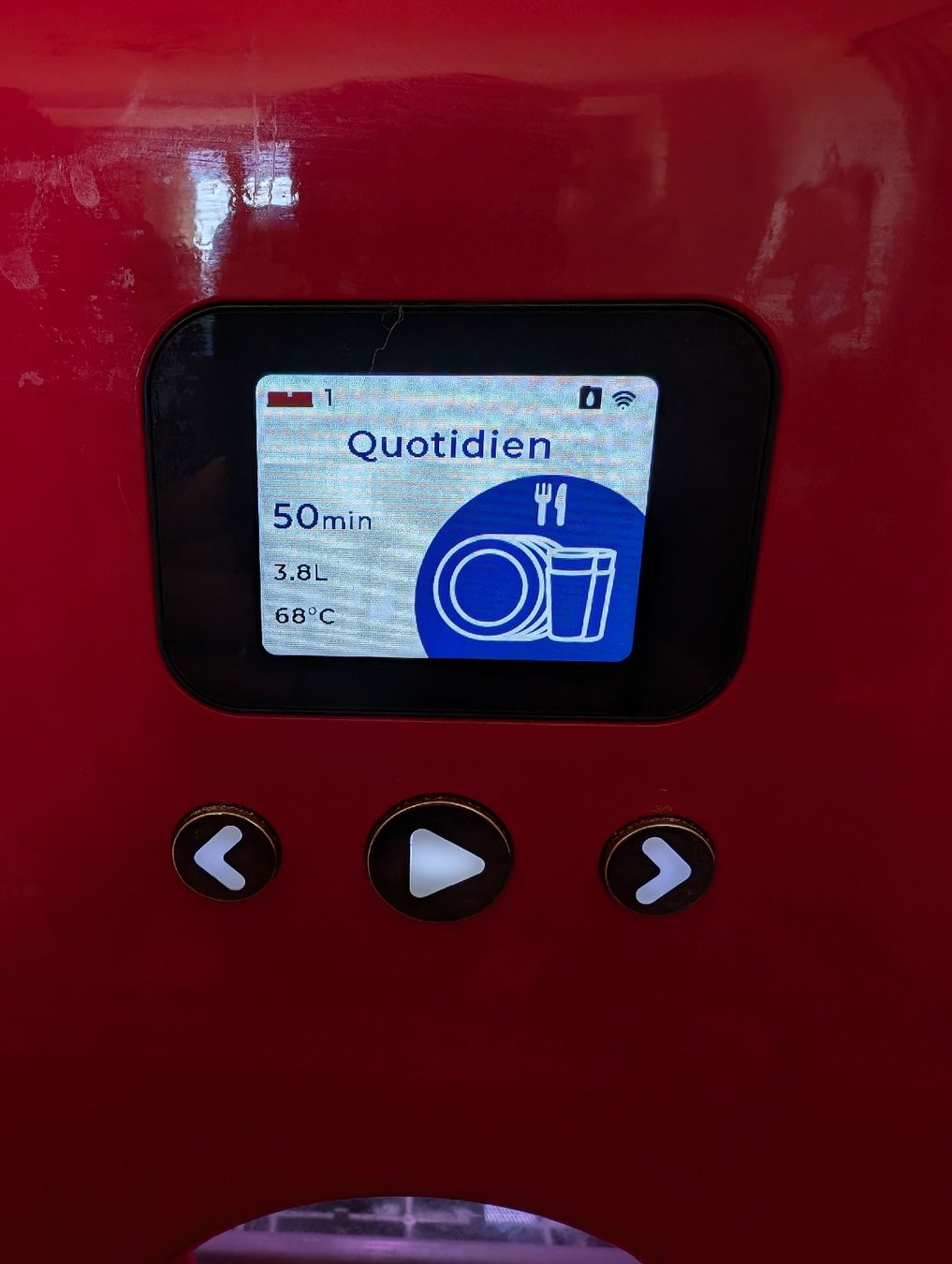 Lavastoviglie: Lave-vaisselle compact Daan Tech Bob Premium Pack rouge – Usato da Genève venduto da ZeuSatan 6