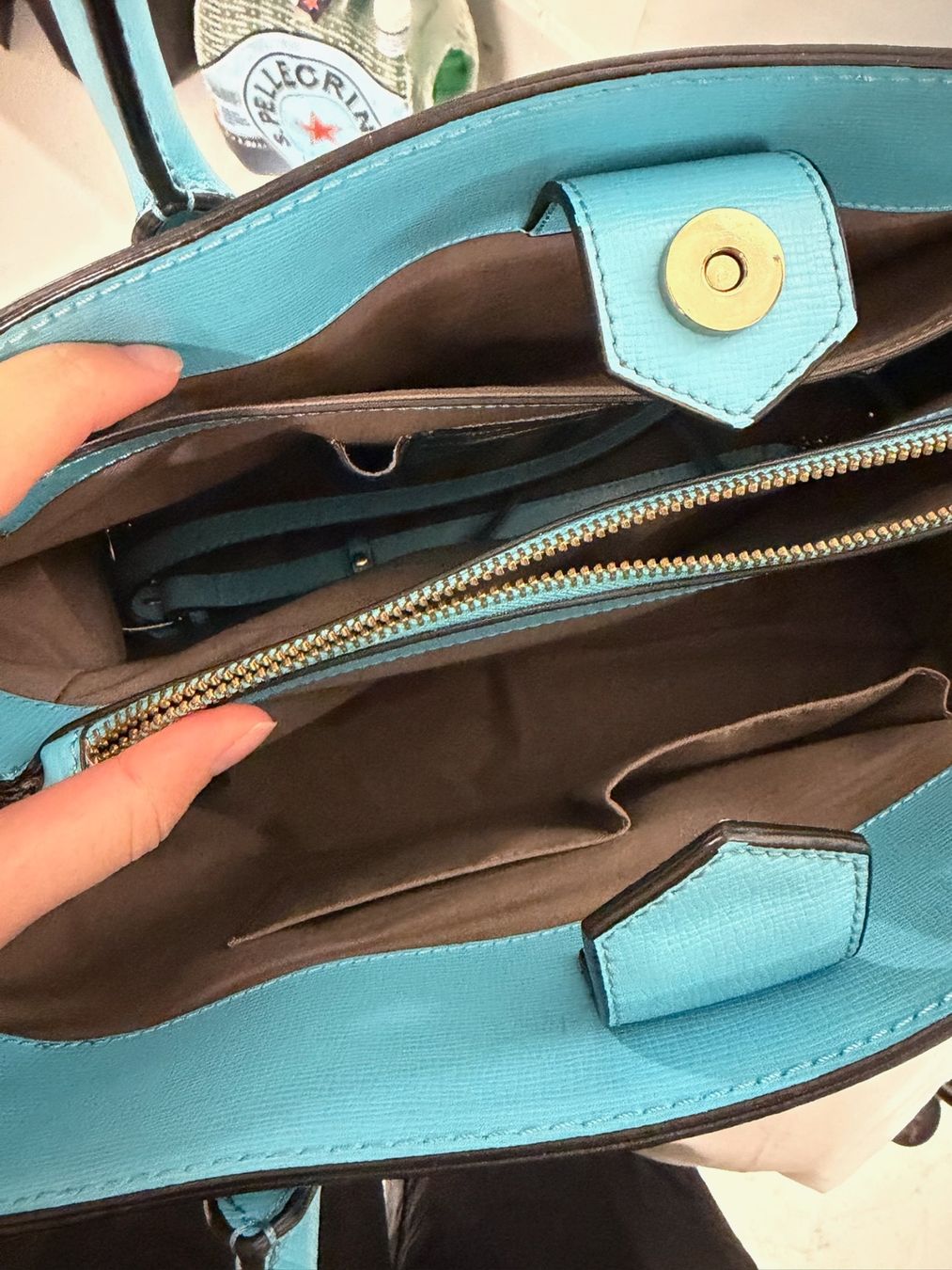Taschen für Damen: Handtasche Leder blau LK Bennet – Neu (gemäss Beschreibung) aus Herrliberg von jun_rl8h 3