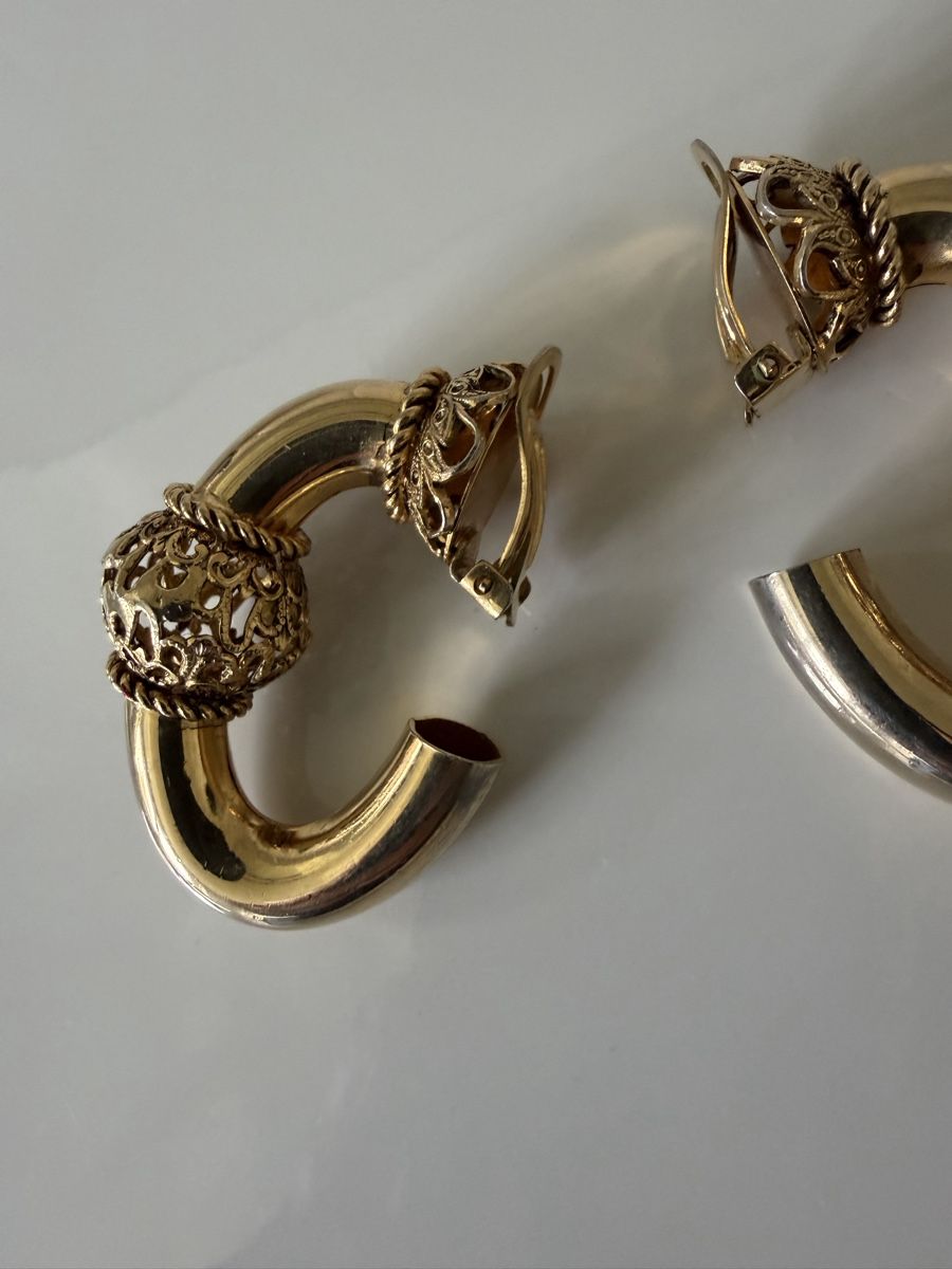 Orecchini pendenti & Orecchini a lobo: Vintage clip earrings – Usato da Founex venduto da tin_5wwq 2