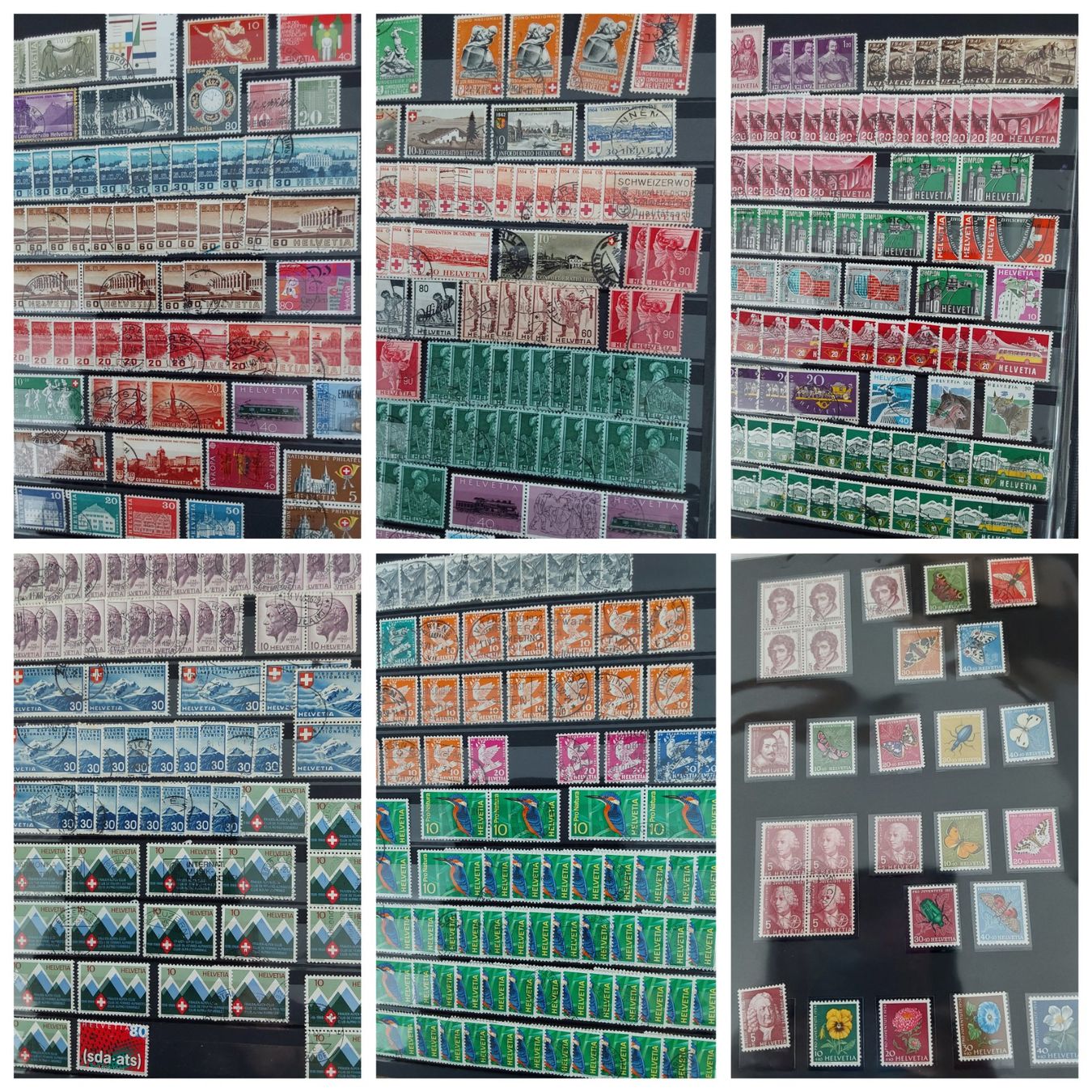 Alle Briefmarken: 4 Stk. CH Briefmarken-/Dublettenalben – Gebraucht aus Münchwilen AG von Nesar 6