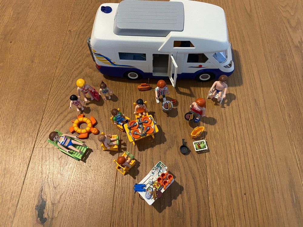 Ancien Camping-car Playmobil Vintage 70s – Bel état