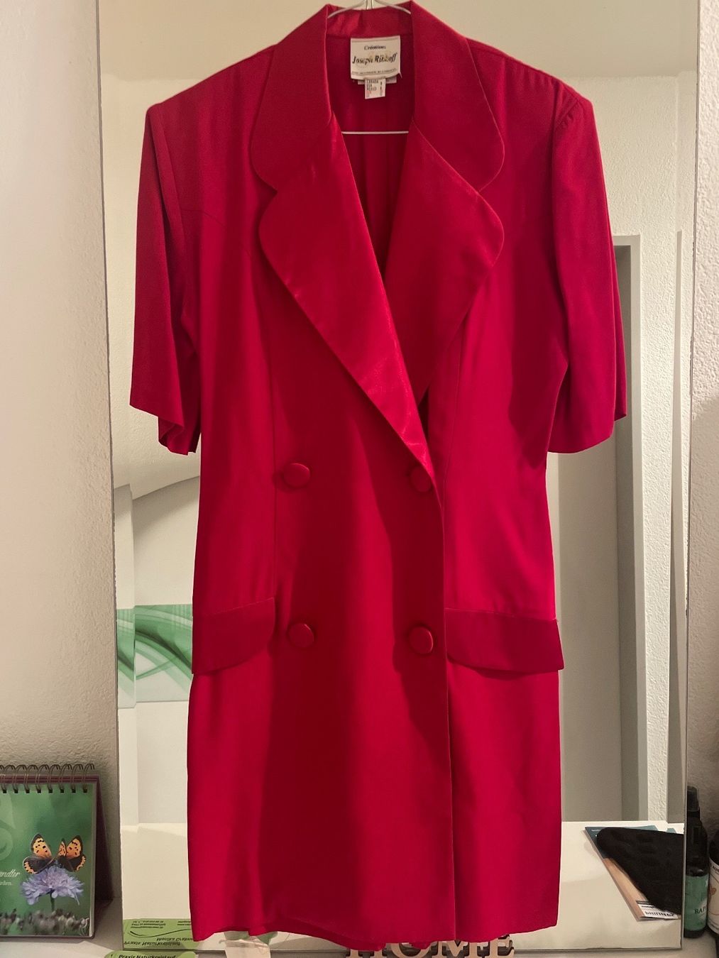 Costumi: Joseph Ribkoff Blazerkleid rot Grösse 36 – Usato da Küssnacht am Rigi venduto da Monimaus03
