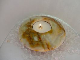 Windlicht Onyx/Marmor