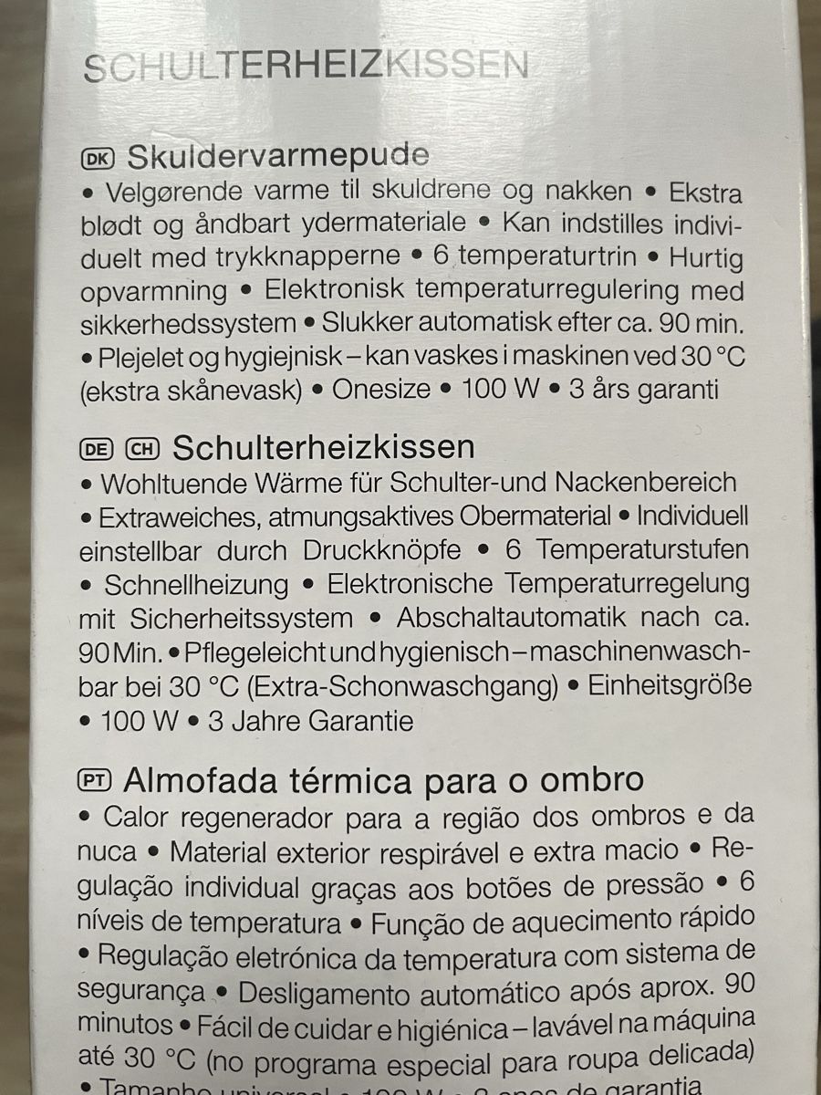 Kissen: Sanitas Schulterheizkissen – Gebraucht aus Schwerzenbach von Muffi01 1