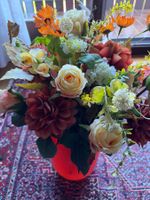 Blumenstrauss unverwüstlich H:67cm gemessen mit Vase
