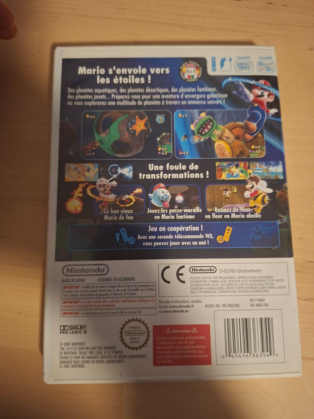 Nintendo Jeux: Super Mario Galaxy pour Wii, usagé – D'occasion à Genève par VintagePal 1