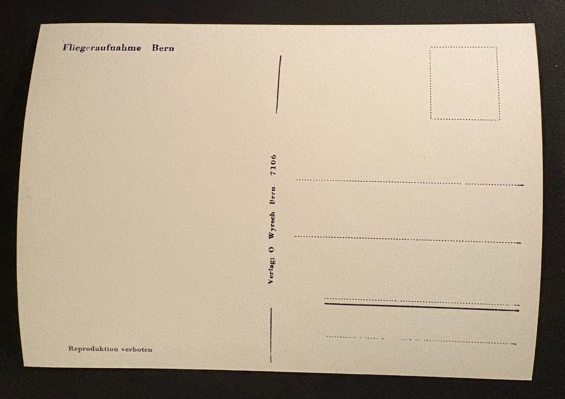 Cartoline postali: ANSICHTSKARTE FLIEGERAUFNAHME BERN – Usato da Ostermundigen venduto da crazy-horse-1840 1