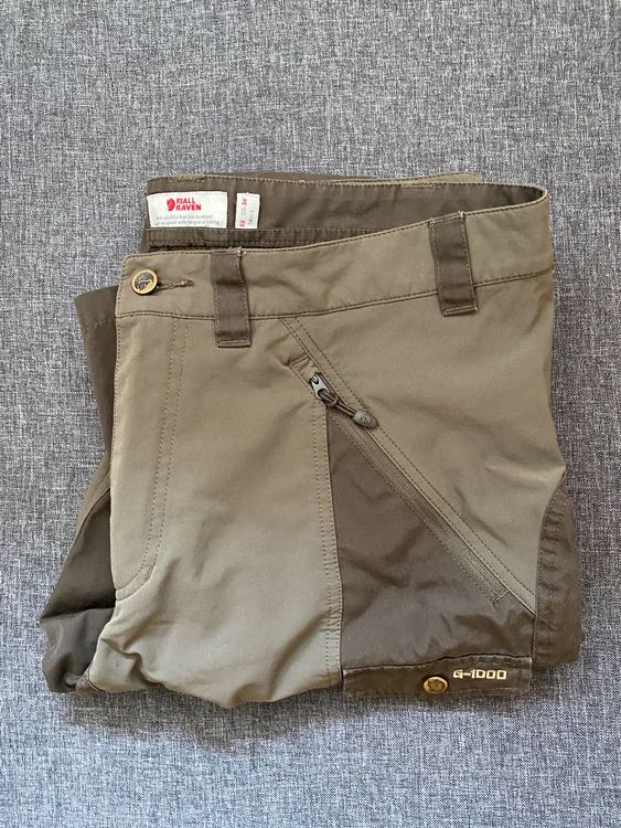 Fj&auml;llr&auml;ven Kids Vidda Pantaloni In G-1000 &ndash; Colore Mountain Blue &ndash; Nuovi Con Etichette