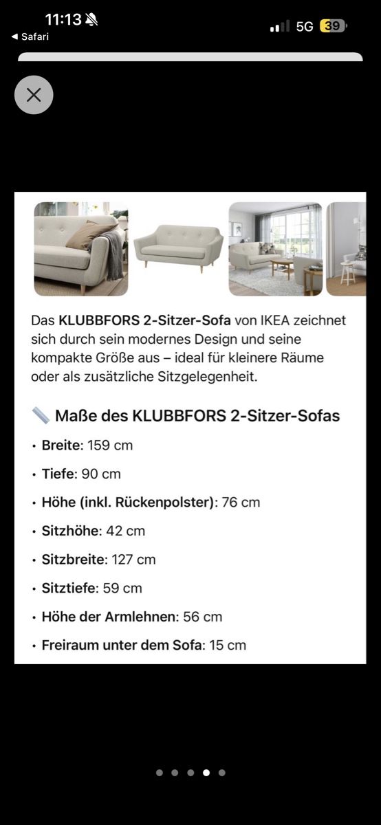 Sofas: Ikea Sofa und Sessel – Gebraucht aus Zürich von Anerol 3