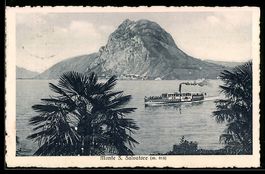 Lugano, Monte S. Salvatore, veduta sul l