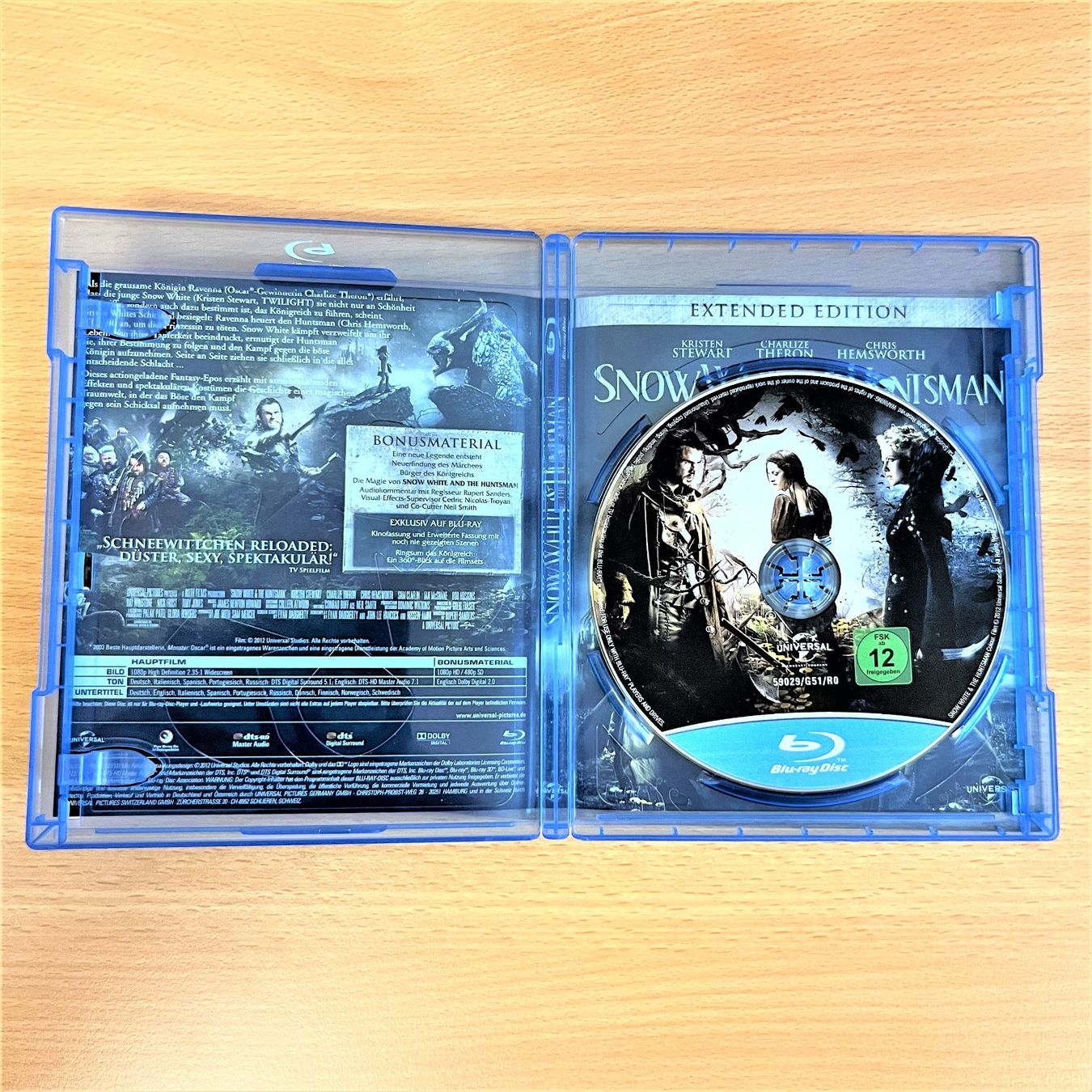 Tutti i DVDs: Blu-ray - Snow White and the Huntsman – Usato da Amlikon-Bissegg venduto da allerlei-versand 1