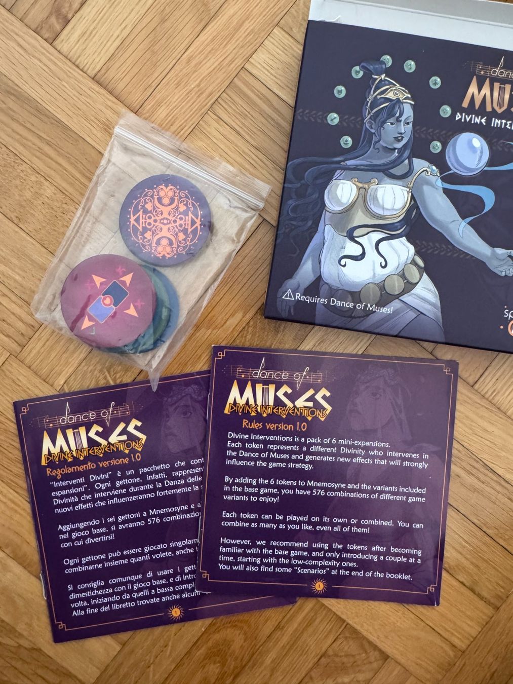 Spiele: Dance of Muses Kickstarter Version + Erweiterung + Upgrade – Neu (gemäss Beschreibung) aus Basel von liz_kqf6 7